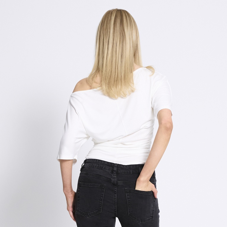 Off-shoulder top "Ida"  Off white